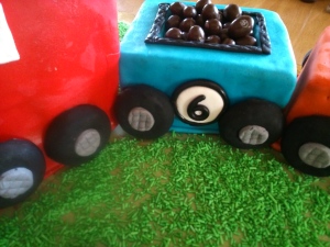 Train car cake